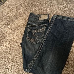 Men’s Silver Jeans 32x34 Zac